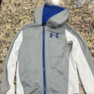 Under Armour Gray and Blue Hoodie